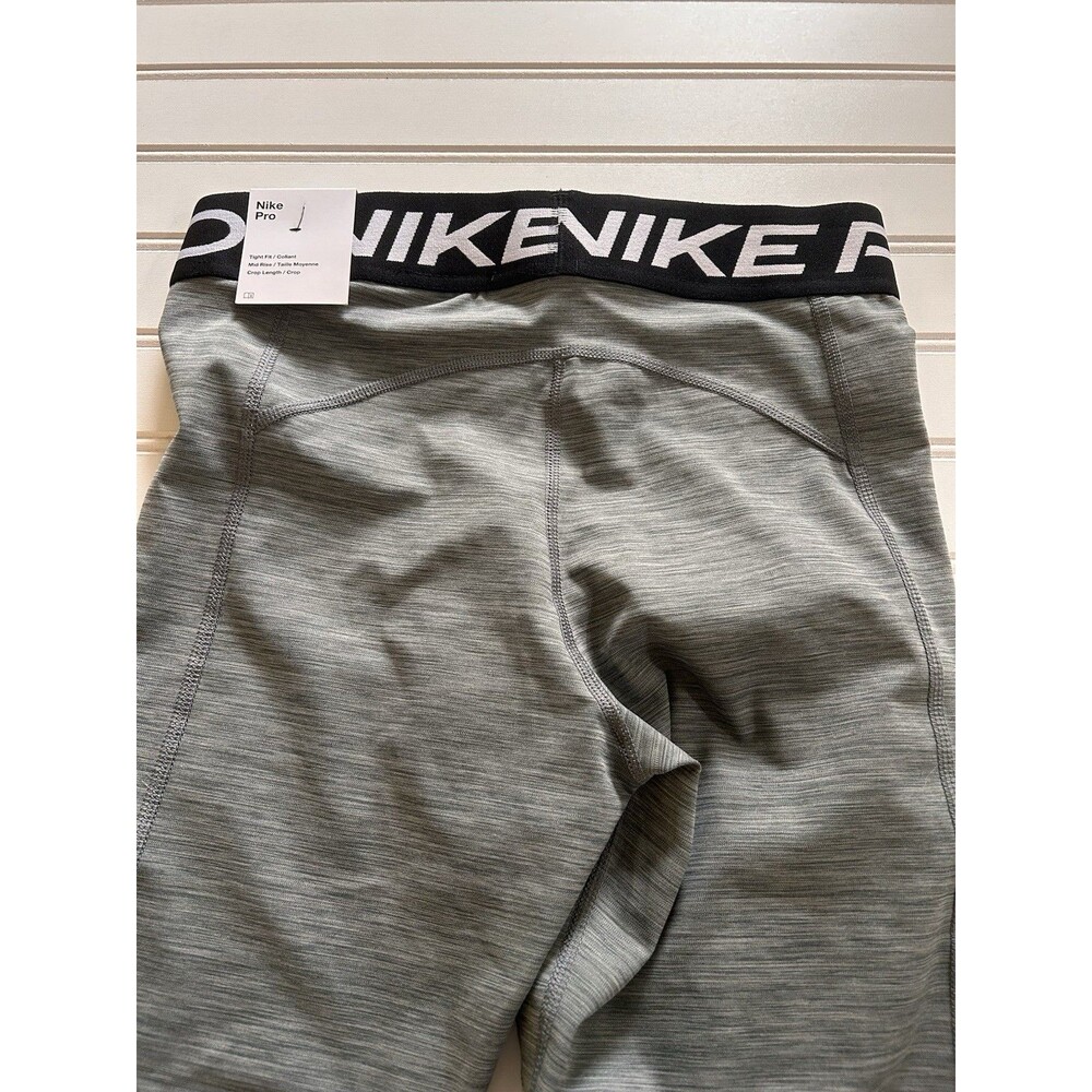 Nike Pro 365 Women's Mid-Rise Cropped Mesh-Panel LeggingsStyle Code: CZ9803-084M - Picture 9 of 9